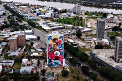 Η συγκλονιστική τοιχογραφία του Μέσι στο Σάντα Φε έχει φτάσει ένα βήμα πριν την ολοκλήρωσή της (pics)