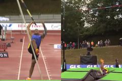 Παραλίγο σοκ για τον Καραλή: Έσπασε το κοντάρι του την ώρα της προσπάθειας (vid)