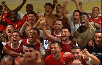 Το «έκαψαν» στα αποδυτήρια του ΟΑΚΑ οι παίκτες της Μπράγκα μετά την πρόκριση επί του Παναθηναϊκού (vid)