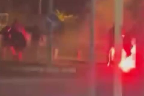 Επεισόδια μεταξύ οπαδών του Ερυθρού και της Παρτιζάν στο κέντρο του Βελγραδίου (vid)