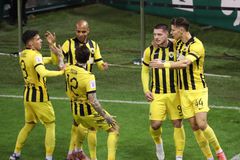 Ωραία κομπίνα της ΑΕΚ και με κεφαλιά ο Γιόβιτς άνοιξε το σκορ