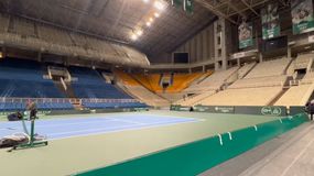 Έτοιμο το ΟΑΚΑ να υποδεχθεί τον Τσιτσιπά και την εθνική ομάδα για την άνοδο στο Davis Cup (vid)