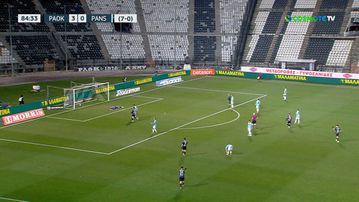 Ο Μπράντον Τόμας έκανε το 4-0 για τον ΠΑΟΚ κόντρα στον Πανσερραϊκό