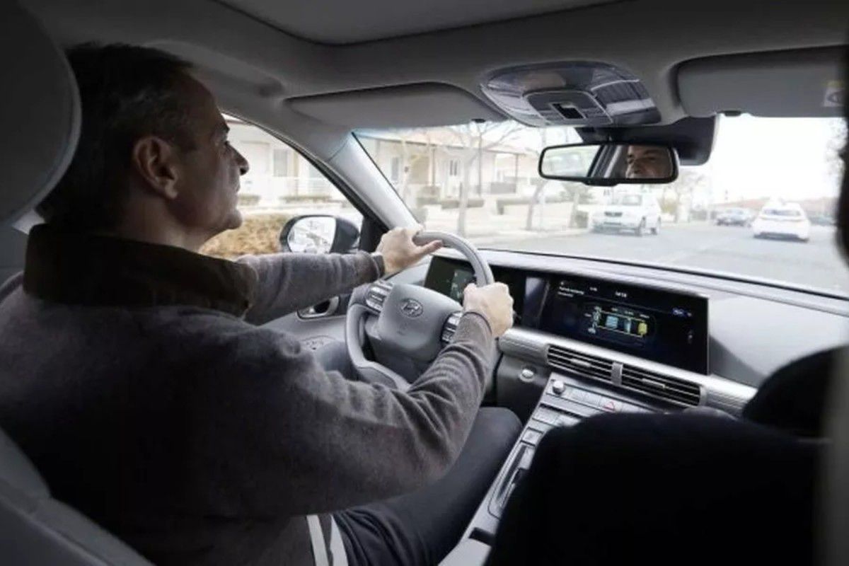 Το αυτοκίνητο του Κυριάκου Μητσοτάκη και των άλλων ηγετών