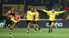 Έκρηξη στην OPAP Arena στο γκολ του Ελίασον - Έκανε «ντου» ο πάγκος, εκπληκτικές εικόνες των παικτών με τα παιδιά τους (vid+gallery)