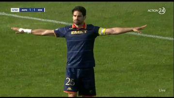 Ο Λουκίνας βρέθηκε στο σωστό σημείο για το 1-1 της Καλλιθέας