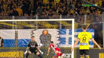 Μεγάλη επέμβαση του Αθανασιάδη σε εξ επαφής κεφαλιά του Μασούρα