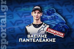 Ο Βασίλης Παντελεάκης στο Sportal: «Βρίσκομαι κοντά στο όνειρο του MotoGP - Να σηκώσω ψηλά την ελληνική σημαία»