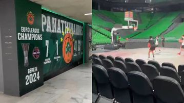 Οι ευχαριστίες της Μπανταλόνα στον Παναθηναϊκό για την παραχώρηση του T-Center (vid)