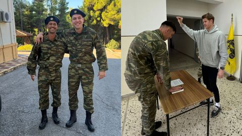 Απάντηση Ολυμπιακού με φαντάρους Ντόρσεϊ - Βεζένκοφ και ορκομωσία Ουόκαπ: «Περιμένουμε αντίστοιχη φωτογραφία του Δημήτρη Γιαννακόπουλου»