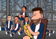 Έφυγαν τα αστέρια Μέσι, Νεϊμάρ, Εμπαπέ, Ζλάταν κι έλαμψε η Παρί - Το απίθανο βίντεο του B/R με την κούπα στον Πύργο του Άιφελ