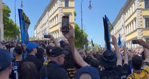Το πάρτι των οπαδών της Ίντερ στο Μόναχο (vid)