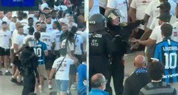 Χαμός στο Μόναχο: Πετροπόλεμος και δακρυγόνα πριν το Παρί Σεν Ζερμέν-Ίντερ (vid)