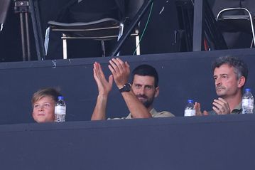 Στο ΣΕΦ για το Ολυμπιακός - Χάποελ Τελ Αβίβ ο Τζόκοβιτς: Αποθεώθηκε από τον κόσμο