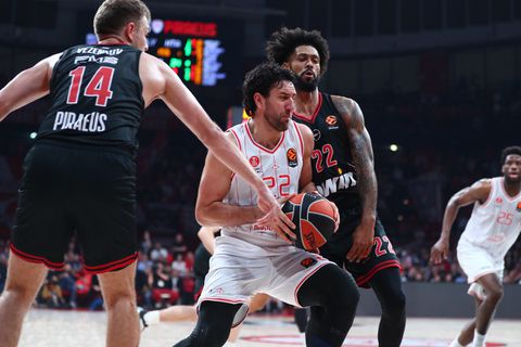 Η βαθμολογία της Euroleague μετά τη νίκη του Ολυμπιακού επί της Χάποελ Τελ Αβίβ