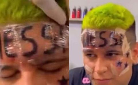 Οπαδός μετανιώνει για το τατουάζ που έκανε στο πρόσωπό του το όνομα του Μέσι (vids)