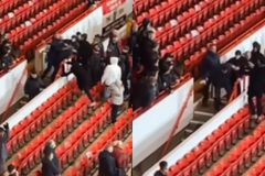 Άγριο ξύλο μεταξύ οπαδών της Γιουνάιτεντ μετά την ήττα από την Νότιγχαμ (vid)