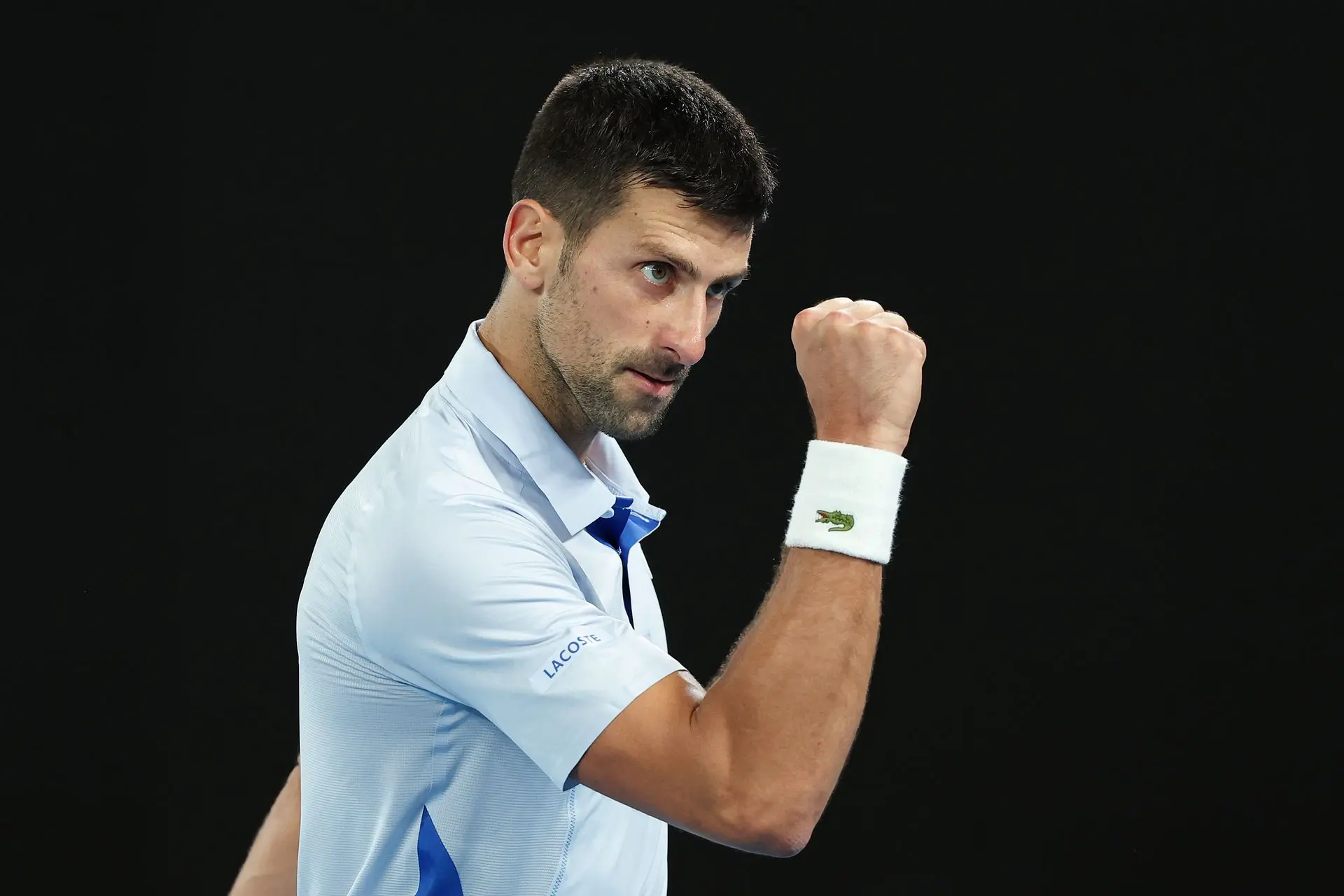 Novak Djokovic imitates LeBron James