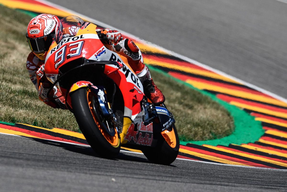 Márquez pakt voor de 9e keer op rij pole in Duitsland