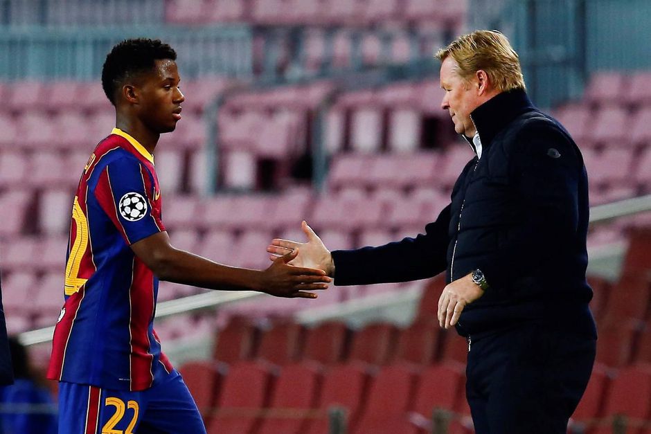 Koeman neemt ook geblesseerde jongens (zoals Fati) mee naar bekerfinale