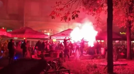🎥 | Ruim 50 Feyenoord-hooligans aangehouden in Berlijn: 'Met vechtbitjes en bivakmutsen'