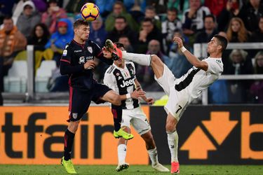 Juventus verstevigt koppositie tegen Cagliari (video)