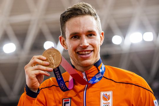 Harrie Lavreysen kapot na olympisch toernooi: 'Blij zijn met brons? Dat komt nog wel'