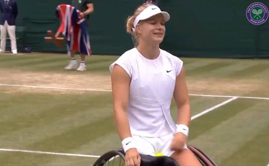 Wimbledon: titel voor Nederlandse rolstoeltennisster Diede de Groot