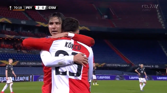 🎥 | Feyenoord binnen 2 minuten van 1-0 voor naar 3-0 voor, heerlijke goal Kökcü