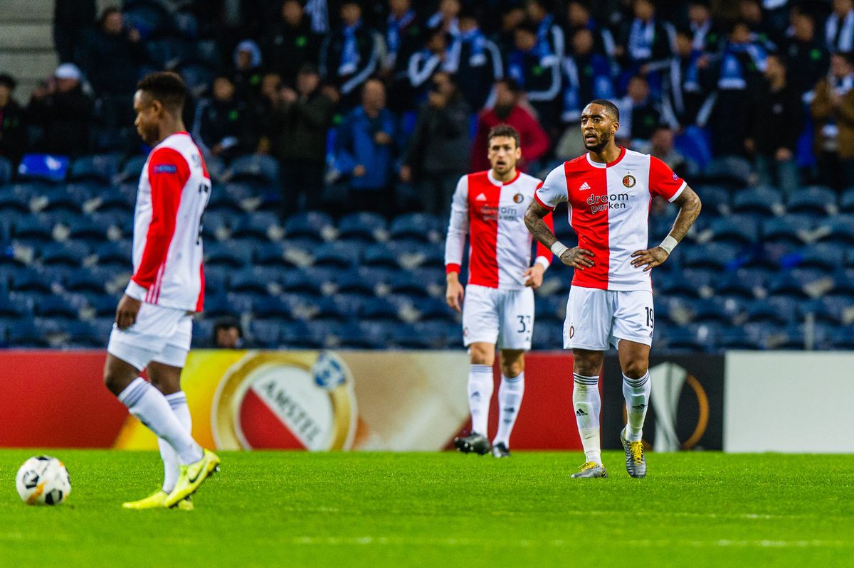 Feyenoord verliest na spectaculaire 1e helft van FC Porto en verlaat Europa League