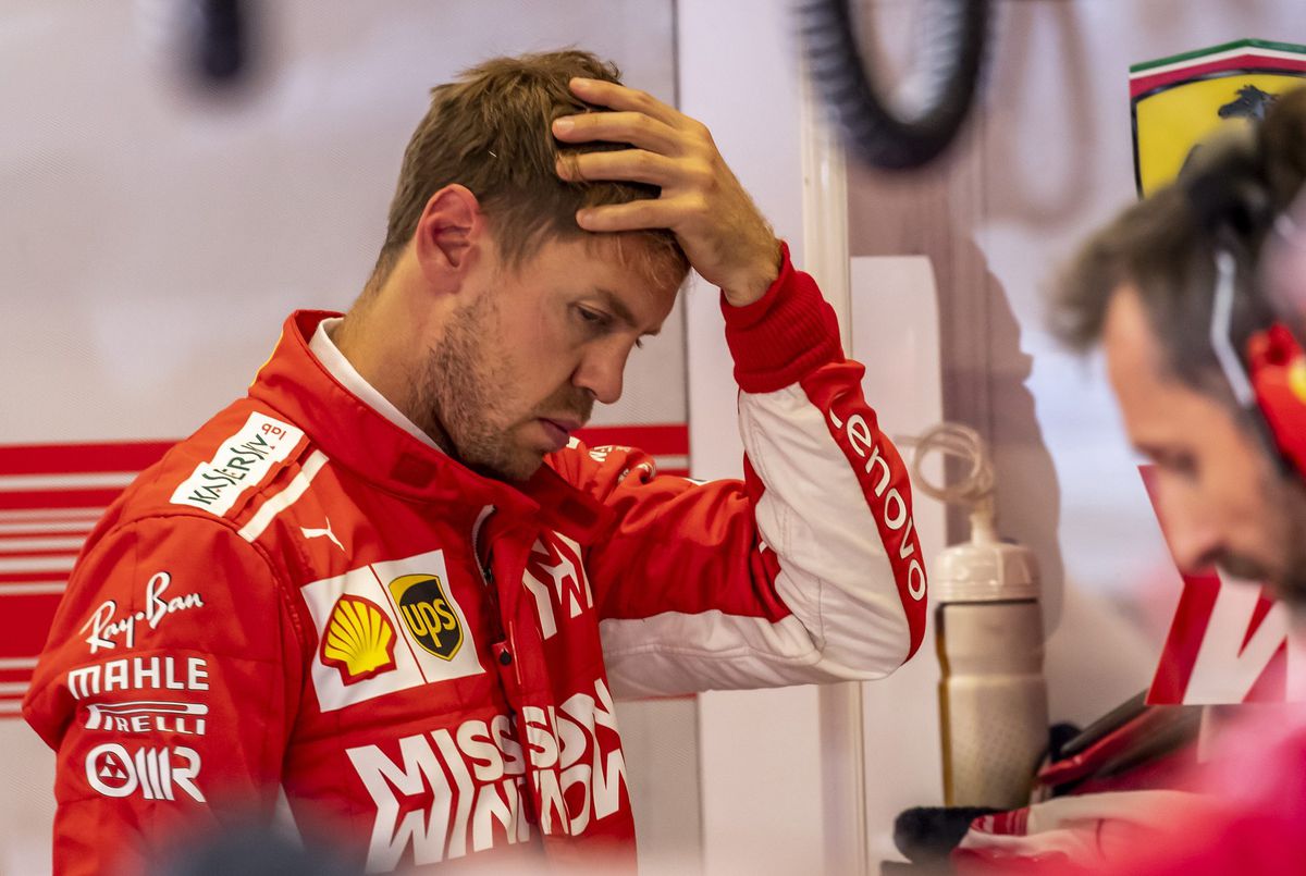 WTF! Vettel kan 3 plekken gridstraf krijgen door domme fout tijdens VT1