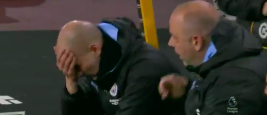 🎥 | Check hier de reactie van Pep Guardiola op de gemiste penalty's van Raheem Sterling