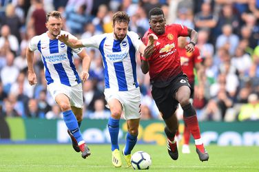 Pijnlijke nederlaag Manchester United bij Brighton & Hove Albion