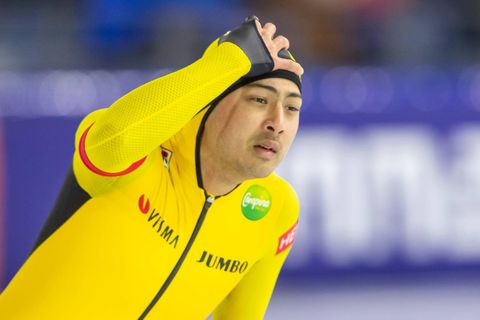 Kai Verbij kroont zich met recht tot koning van de 500 meter bij NK langebaanschaatsen