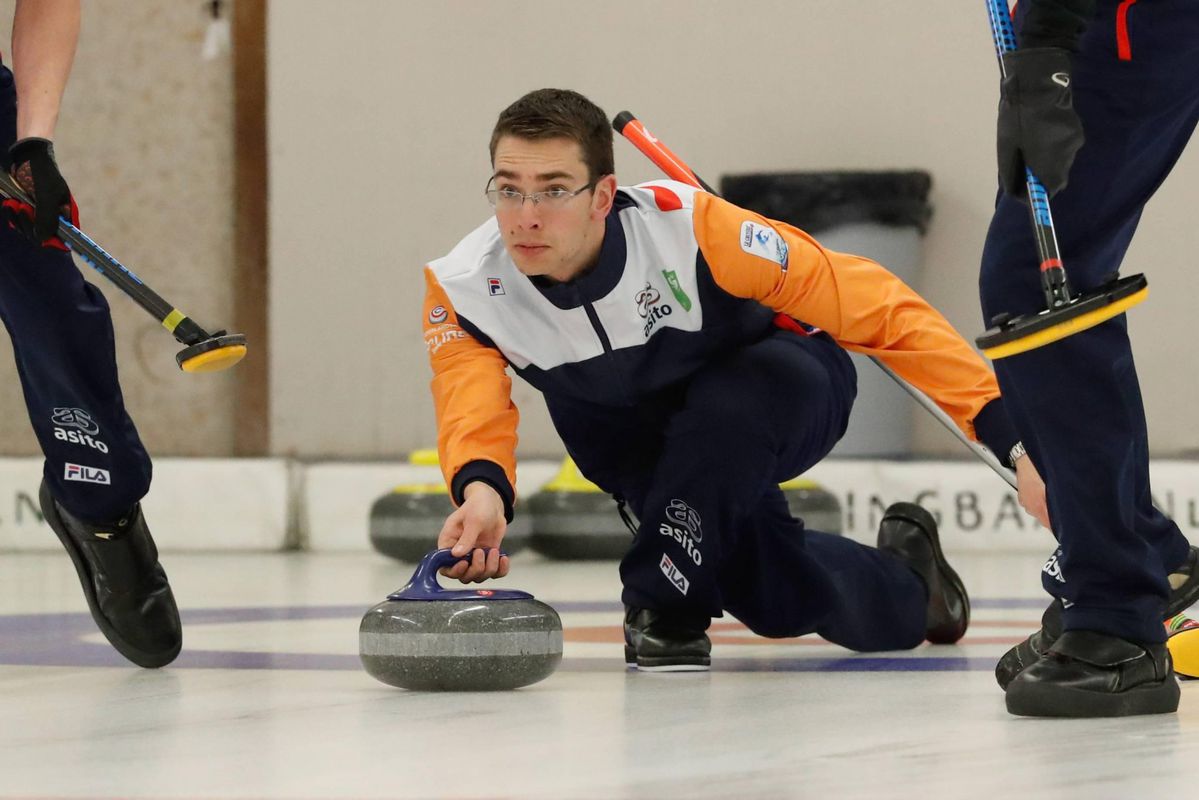 Nederlands curlingteam heeft matige start op EK
