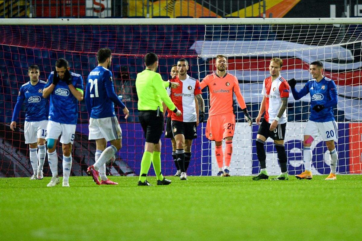 Feyenoord kan nog steeds gewoon door in de Europa League, ondanks nederlaag tegen Dinamo Zagreb