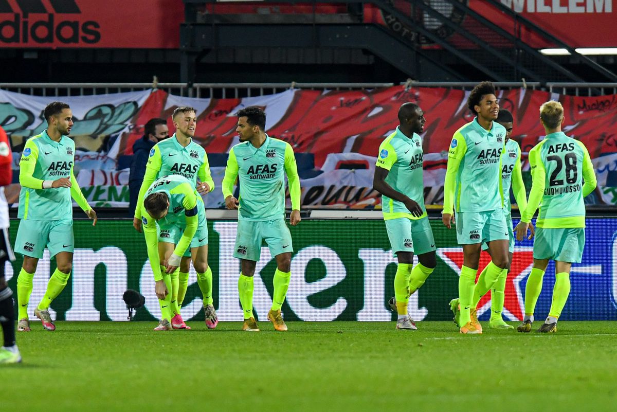 AZ verslaat Feyenoord in boeiend voetbalgevecht