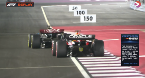 🎥 | Max Verstappen boos op George Russell bij kwalificatie GP Qatar: 'Wat een idioot!'