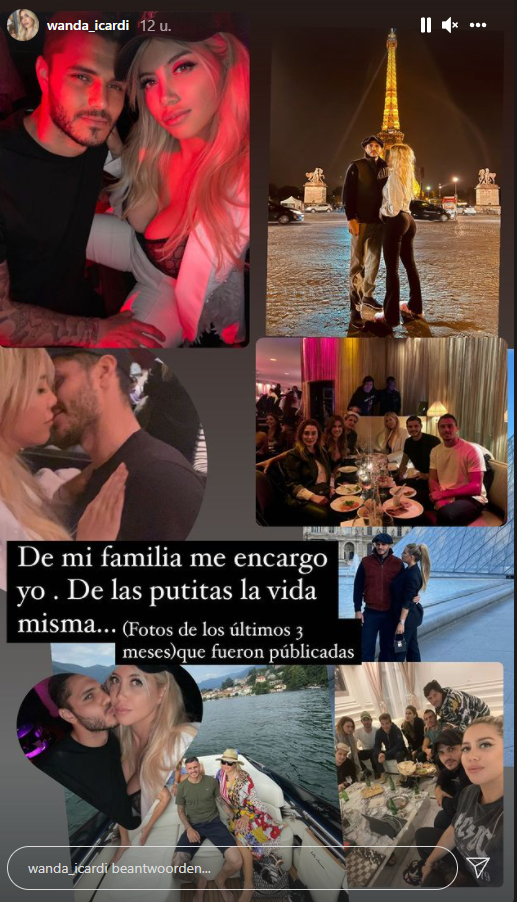 Minnares van Mauro Icardi verdedigt zich: 'Hij zei dat Wanda Nara en hij waren gescheiden'