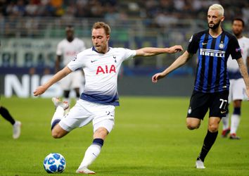 Tottenham-trainer twijfelt over Eriksen tegen PSV: 'Mogelijk als invaller'