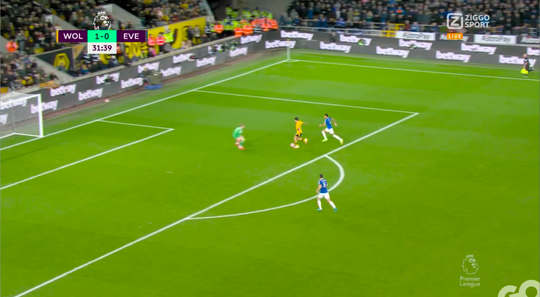 🎥 | Raul Jiménez straft fout van Everton met subtiel stiftje af