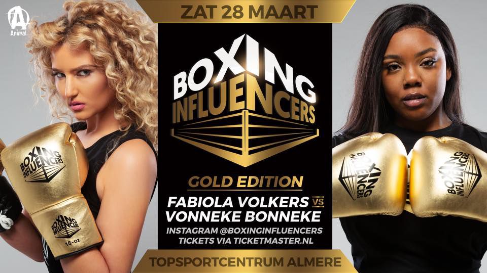 Fabiola en Vonneke vechten tijdens Boxing Influencers