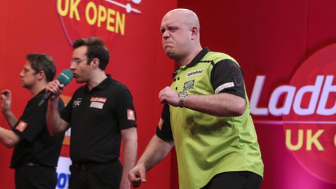 Speelschema 5e ronde UK Open: Van Gerwen tegen vervelende tegenstander