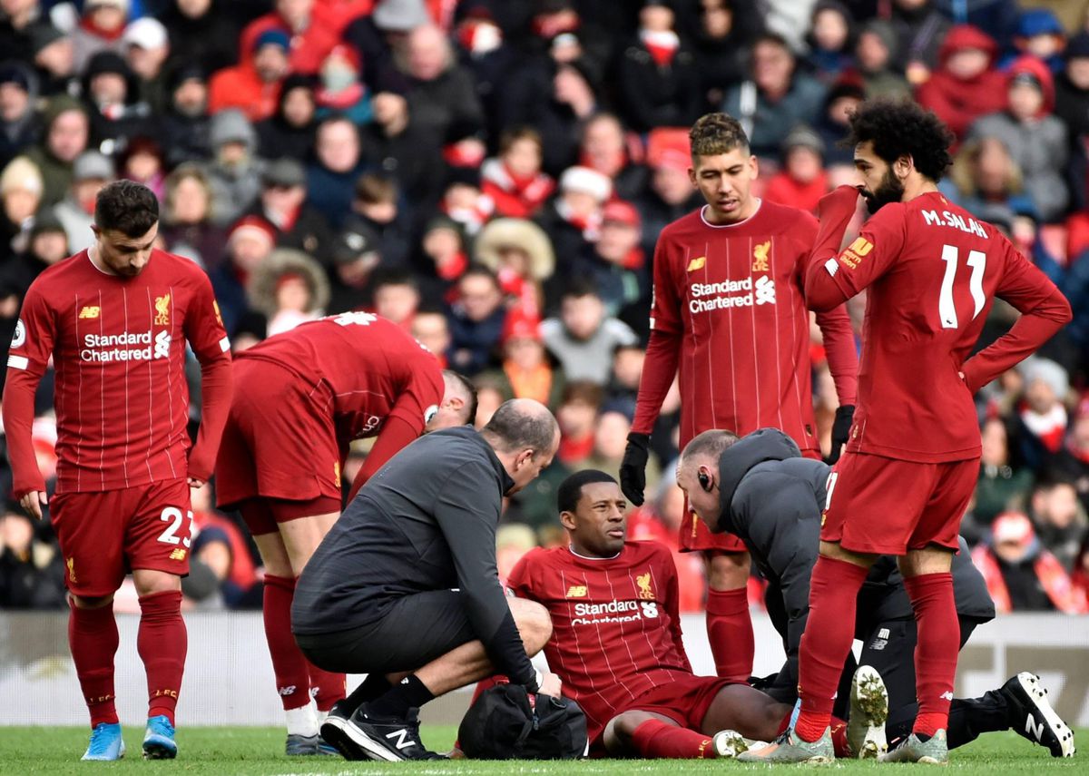 Ai... Wijnaldum loopt hamstringblessure op