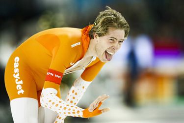 Jorrit Bergsma in baanrecord naar goud op de 10 kilometer