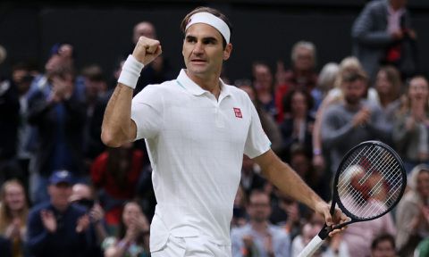 Roger Federer naar laatste 8 op Wimbledon