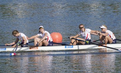 Oppermachtige vrouwen 4-zonder pakt 3e (!) titel op rij op EK roeien