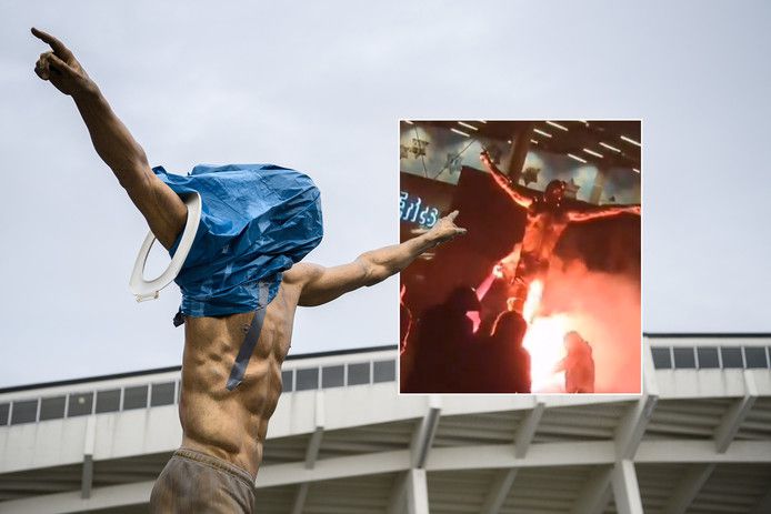 WOW! Boze Malmö-fans gaan door en steken Zlatan-standbeeld in de fik