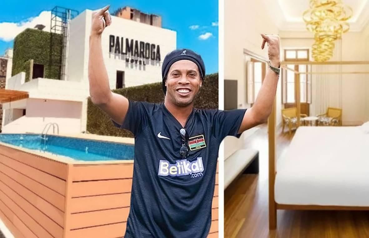 Niet normaal hoeveel luxe Ronaldinho heeft in zijn 'huisarrest-hotel'