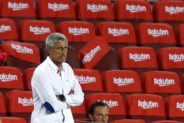 Wordt Setien toch ontslagen bij Barcelona? 'Geen idee of ik nog coach ben in de CL'